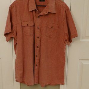 GH BASS & CO BUTTON DOWN SHORT SLEEVE SIZE XXL